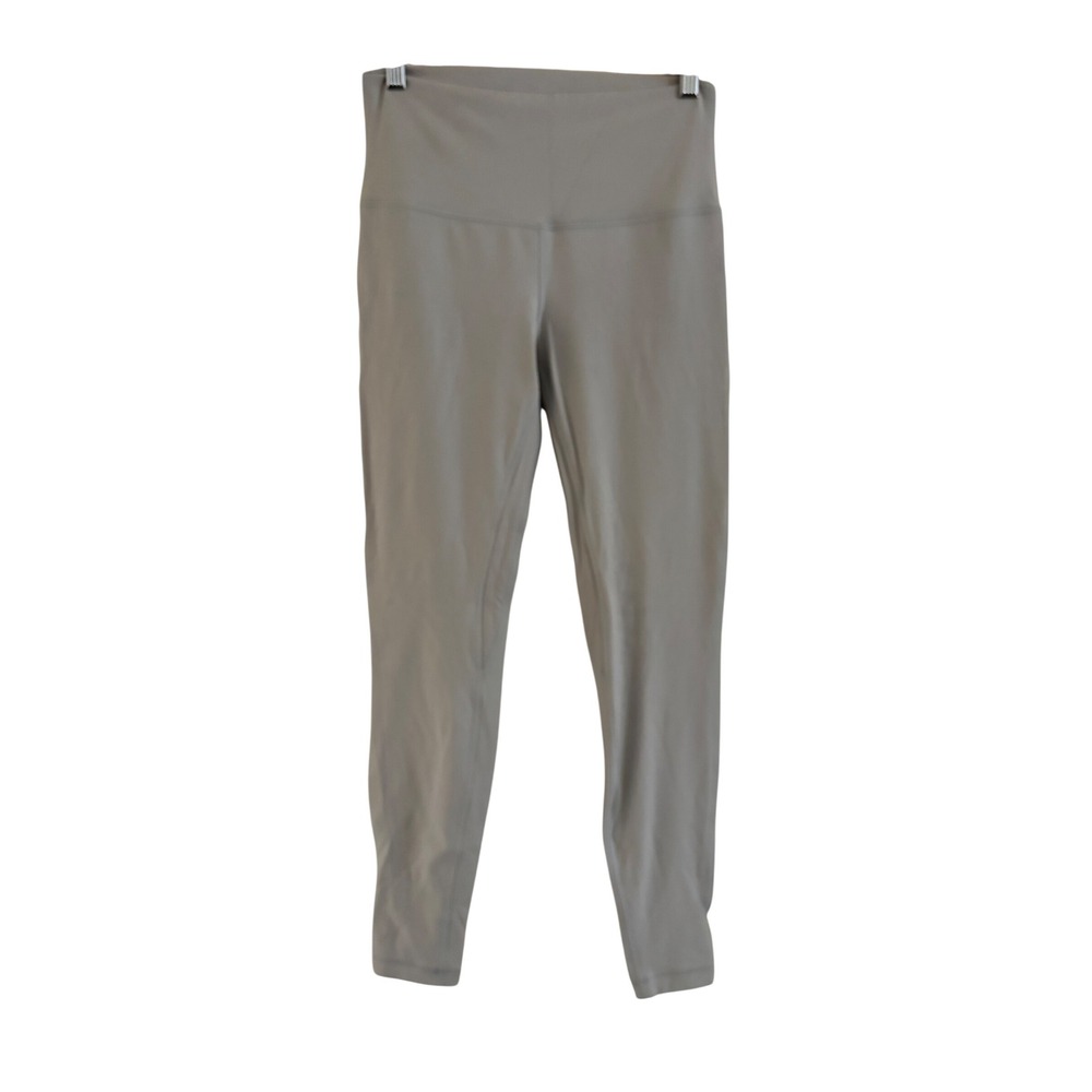 Lululemon Align High-Rise Pant 25 Grey Sage Nulu Yoga Leggings LW5ECIS Size 8